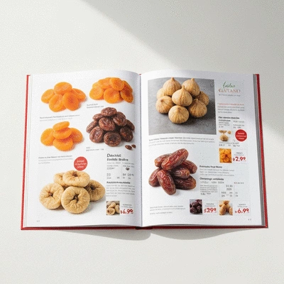 Wholesale dates catalog with various date varieties and clear pricing